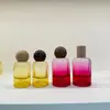 Frasco de Perfume Transparente de Aparência Sofisticada 30ml com Borrifador de Pressão Frasco de Vidro com Fundo Cilíndrico Frasco de Perfume Portátil para Viagem