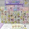 Nuevas Pegatinas de Dibujos Animados Lindas con Estampado Dorado Frases de Moda Pegatinas Decorativas para Niños Niñas y Chicas Jóvenes Pegatinas de Regalo