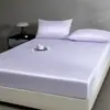 2026 Nueva Sábana de Seda de Hielo Individual Cubierta de Cama 180x200 Juego de Sábanas de Tres Piezas Protector de Colchón No Tencel Verano