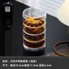 Caja de Almacenamiento para Cuerda de Mano Wenwan, Caja de Exhibición de Pulseras de Cuerda de Cuentas Bodhi de Múltiples Capas, Caja de Joyería Transparente Giratoria para Adornos