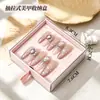 Caja de Uñas Portátil Deslizable Magnética Personalizada Caja de Almacenamiento de Uñas con Carcasa de PVC Transparente Caja de Exhibición de Productos Terminados de Uñas Impresión