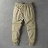 Pantalones de Trabajo de Color Sólido para Hombre de Primavera y Otoño, Nuevos, Rectos, Holgados, Cómodos, Adelgazantes, Deportivos, Casuales, Venta al por Mayor, para Niños