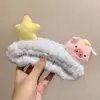 Tiara de Orelhas de Gato de Desenho Animado para Meninas Lavarem o Rosto e Aplicarem Máscara Facial, Tiara Especial para Lavar o Cabelo, Tiara, Faixa de Cabelo, Acessório de Cabeça Antiderrapante