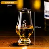 Copo de Teste para Bebida Tulipa Suit Taça Clássica Estrangeira para Vinho Cerveja Whisky Taça Aromática com Bandeja