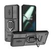 Aplicável à nova capa protetora de janela deslizante magnética 1 + 11 battle bear ring phone case oneplus11