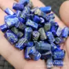 Lapis Lazuleita Optimizada Jade Lutong Joyería Dispersa Cuentas de Barril Azules Columna Recta Accesorios de Joyería DIY Cuentas Hechas a Mano