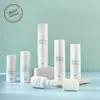 Frasco de essência de 50ml em material plástico PET, de luxo leve e simples, frasco de loção de 80ml, frasco de spray hidratante de 100ml, 120g