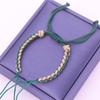 Accesorios de estilo étnico, piezas con mango GEM, hilo de algodón, cuerda de mano, estilo nacional, bobina, color a juego, material, pulsera tejida a mano