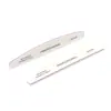 Lixa de Unha Profissional Tira Núcleo Roxo Fio Branco com Dente Ferramenta de Reparo de Unha Lixa de Unha Tira de Lixamento Dupla Face
