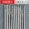 Lima rotativa de aço tungstênio carboneto 3*6 cortador elétrico de contusão madeira fresa cabeça gravador cabeça de esmerilhar metal fabricantes