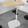 Mesa Auxiliar Pequeña para Sofá Mesa de Café Pequeña Desmontable Mesa de Sofá de Altura Ajustable Mesa Lateral para Portátil