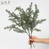 Ramas Pequeñas Artificiales de Helecho Espárrago y Hojas de Pino para Decoración Navideña, Adecuadas para Escaparates de Centros Comerciales, Decoraciones de Marcos de Puerta y Arreglos Florales