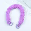 Distintivo Colgante Llavero Bolso de Felpa Otoño e Invierno Cálido Correa de Muñeca para Teléfono Móvil Muñeca de Bolso de Moda Accesorios Colgantes de Muñeca