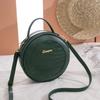 Moda bolso redondo pequeño envejecido comercio exterior al por mayor pequeño fresco patrón de cocodrilo pequeño elegante bolso de hombro una generación de pelo