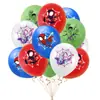 Globos de Látex de 12 Pulgadas Transfronterizos: Spider-Man, Pokemon, Patrulla Canina, Mario, Marvel, Varios Globos de Dibujos Animados