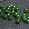 Cuentas de Jaspe Calcedonia Natural Cuentas Sueltas Cuentas Sueltas de Jade Hetian Verde Pulsera Tejida a Mano DIY Collar Cadena de Suéter