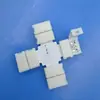 Conector adaptador de hebilla sin soldadura para tira de luz LED RGB5050 tipo L junta de esquina sin soldadura 4P10MM trabajador