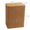 Cesta de Almacenamiento para Ropa Sucia, Cesta de Almacenamiento para Ropa Sucia Tejida de Ratán con Tapa, Caja Grande de Almacenamiento para Artículos Varios, Cesta Tejida de Plástico Artística