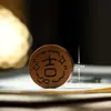 Accesorios de Madera de Azufaifo con las Palabras "Fortuna" y "Riqueza" para Pulseras Hechas a Mano DIY, Materiales Semi-Terminados Versátiles Creativos