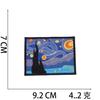 Olas de Xiao Tian Bordado de Hongo de Dibujos Animados Bordado Zhang Zi Planchado Mixto Bordado de Astronauta Parche de Ropa Feichuang