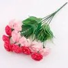Flores Artificiais Atacado, 12 Cravos, Flores de Seda, Caixas de Flores, Lagos de Flores, Canteiros de Flores, Arranjos de Flores, Buquês de Casamento para Casa