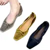 Zapatos de Salón Mary Jane de Estilo Francés Nuevo 2026 con Lazo, Boca Baja, Suela Suave, Versátiles, Cuadrados, Estilo Coreano, Zapatos de Ballet, Zapatos para Conducir