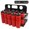Soporte Plegable Portátil de 10 Compartimentos para Botella de Agua Deportiva, Soporte para Taza de Bebida de Material PP de Alta Resistencia