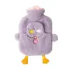 Bolsa de Água Quente de Pelúcia Curta Desenho Animado, Aquecedor de Mão Fofo, Bolsa de Água Quente de Pelúcia, Bolsa de Água Quente Mini de Pelúcia