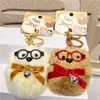 Colgante Creativo de Llave Peludo Lindo de Dibujos Animados, Llavero de Muñeca Cachorro Canele, Colgante para Bolso de Pareja