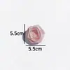5.5cm Rosa de Cinta Hecha a Mano Flor para Cabeza de Novia DIY Flor para Mano Decoración Accesorios para Ropa Flor de Cinta de Poliéster
