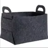 Cesta Plegable de Fieltro para Almacenamiento Cesta de Almacenamiento para el Hogar Cesta de Almacenamiento para Artículos Varios Cesta de Almacenamiento para Ropa Sucia Caja de Almacenamiento Plegable