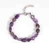 Europa y Estados Unidos transfronterizo para 8*10 cristal irregular piedra natural pulsera pulsera ajustable joyería de mano al contado venta al por mayor