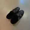 Mocasines brogue retro, de nicho y elegantes para mujer, con detalle de hebilla, diseño sin cordones y puntera cuadrada, con forro adicional para mayor calidez.