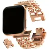 Para Apple Watch 10ª Geração Ultra Pulseira Metal Dupla Fileira 8 Anéis Corrente iwatch Pequena Estilo Fragrante Corrente Transfronteiriça