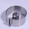 Utensilios para hornear acero inoxidable círculo para pastel mousse redondo retráctil ajustable Molde para pastel Diy venta al por mayor