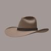 Sombrero de copa de lana pura de venta caliente transfronteriza cinta sombrero de copa de lana