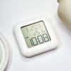 Nuevo reloj simple medidor de temperatura y humedad despertador para habitación de bebé reloj electrónico silencioso con imán se puede pegar al refrigerador