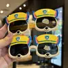 Gafas de Sol Polarizadas para Cachorro Chico Visera Solar Genial Montura Suave Silicona de Dibujos Animados Gafas de Sol para Niños Cachorro Ladrando Lindo