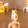 Artesanato Criativo de Resina para Micro paisagismo Gatinho Fofo de Desenho Animado Animal Artificial Acessórios para Bola de Cristal