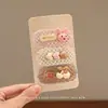 Lindos Pasadores para el Cabello de Niña en Color Café con Leche, Pasadores para Niñas, Pinzas Estilo Coreano para Bebés y Niñas Pequeñas, Pinzas BB Laterales y para la Parte Trasera de la Cabeza