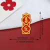 Adesivos de Tecido Bordados com Saudações de Ano Novo, Adesivos Autoadesivos com Palavras Festivas e de Bênção, Adesivos de Tecido Decorativos para Roupas e Bolsas