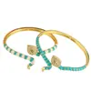 Distrito Lu Pulsera de Serpiente con Goteo de Aceite de Zircón Estilo INS Bohemio Personalidad de Nicho Pulsera Abierta Versátil para Mujer