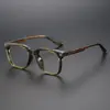 Monturas Versátiles de Estilo Coreano para Caras Grandes, Gafas Graduadas de Moda Retro, Marco Negro Unisex, Aspecto Natural 72318