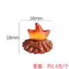 YQT iurte miniatura fogueira bolo comida brincar cola creme resina acessórios diy brinquedos de mesa pequenos enfeites