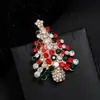 Nova Moda Europeia e Americana Broche de Boneco de Neve de Natal Sapatinhos de Árvore de Natal Guirlanda de Alce Idoso Broche de Sino de Floco de Neve