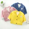 Malhas Tricô Infantis para Meninos e Meninas, Roupas de Outono e Inverno, Roupas de Fora para Bebês, Peças de Baixo Tricô para Bebês e Crianças Pequenas, Cardigans para Bebês, Macio