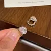 Touca de Estilo Popular Brincos de Zircônia para Mulheres Design de Nicho Luxo Leve Pequenos Brincos de Moda Tendência