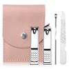 Cortador de Unhas Spot Conjunto de 4 Peças Aço Inoxidável Doméstico Limpador de Ouvido Cortador de Unhas Ferramenta de Manicure Cortador de Unhas para Pedicure