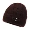 Chapéus de outono e inverno para pessoas de meia-idade e idosos, chapéus quentes para avós, mães, idosos, forrados com lã e fleece, senhoras idosas, chapéus de algodão de inverno