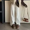 Zapatos Birkenneth de marca de moda con suela gruesa, forrados de felpa, zapatos Mao Mao para mujer, nuevos para el invierno 2024, cálidos, de un paso, botas de nieve, zapatos de algodón